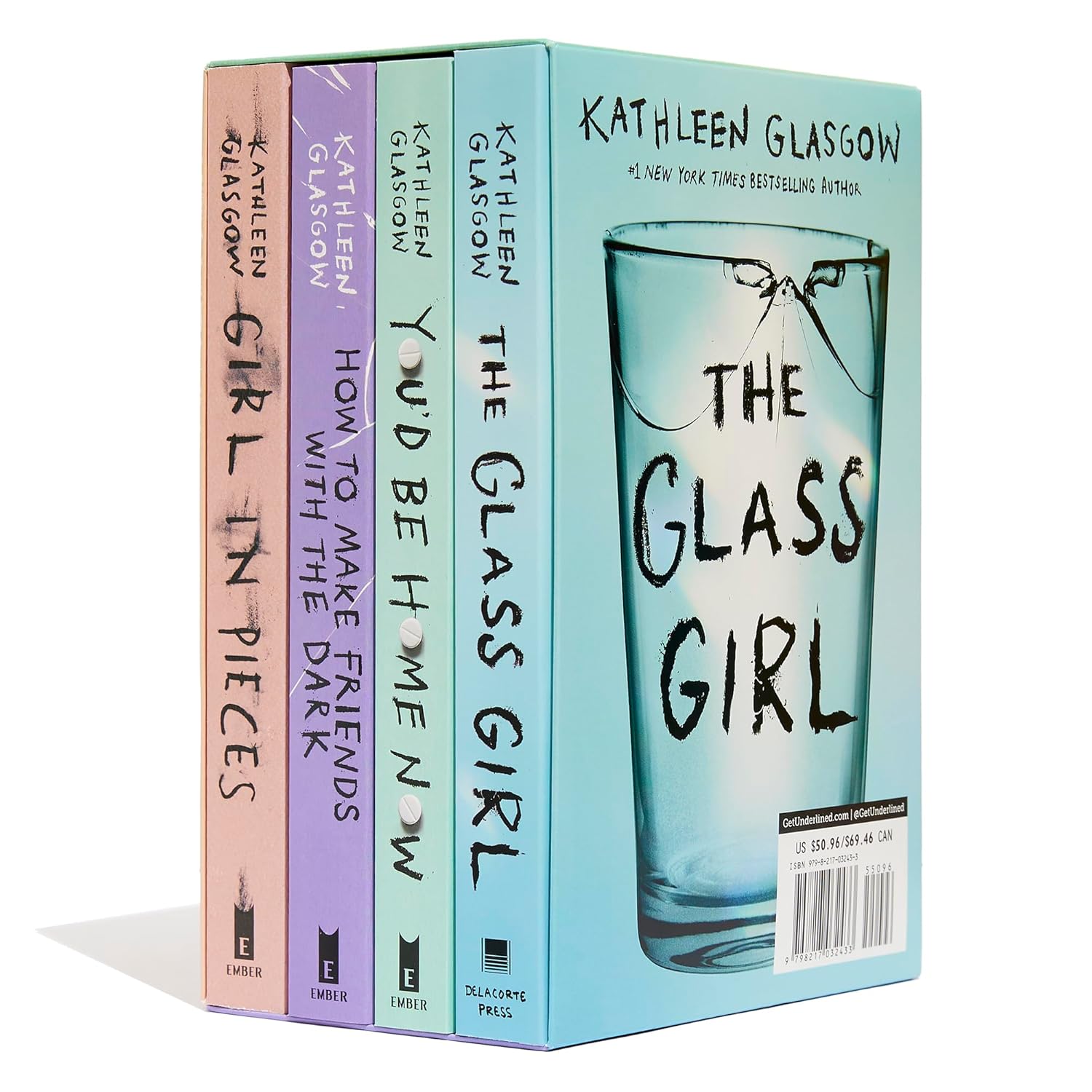 Kathleen Glasgow 4-Book Boxed Set: Girl in Pieces; How to Make Friends with the Dark; You'd Be Home Now; The Glass Girl (Paperback)