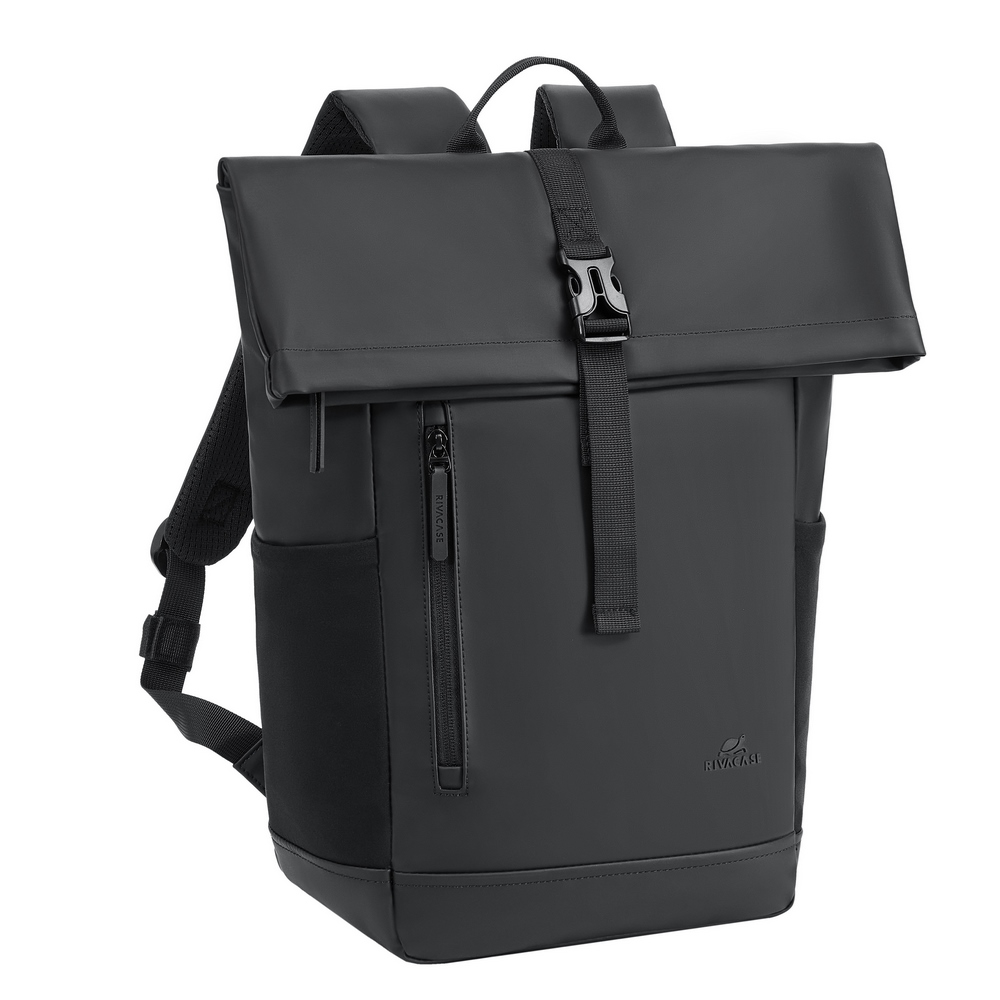 Rivacase EDEN 7826 black 17L Roll top backpack 14"