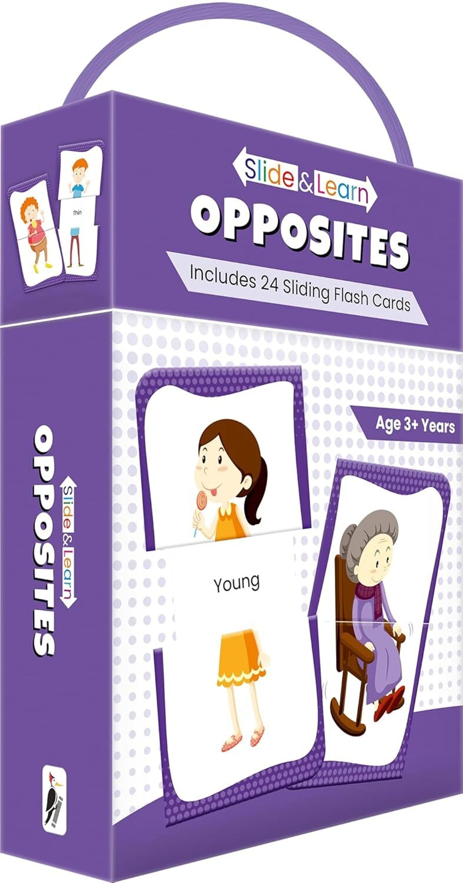 Slide & Learn Flashcards: Opposites