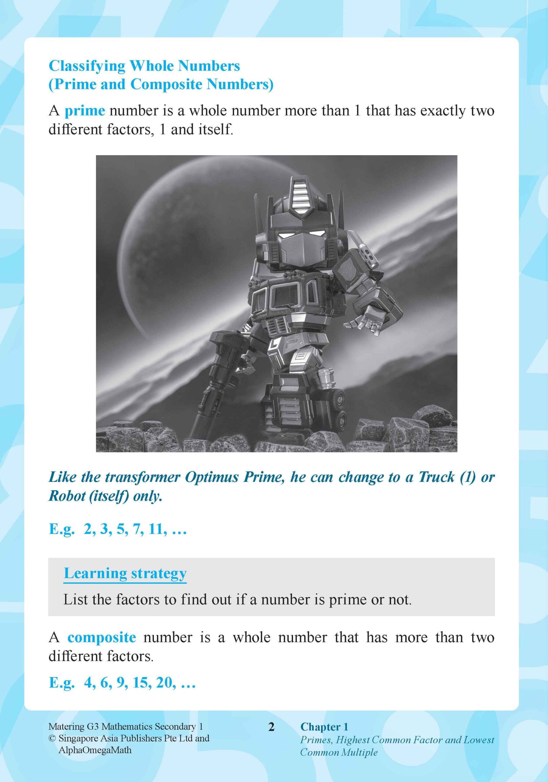 Mastering G3 ELEMENTARY MATHEMATICS Secondary 1