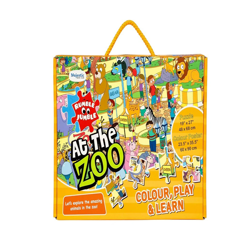 MAJESTIC BOOK CLUB Rumble Jumble At The Zoo (70pcs)