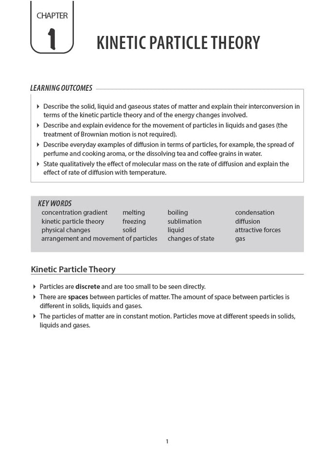 IGCSE & O-Level Chemistry Guide & Practice Book 1