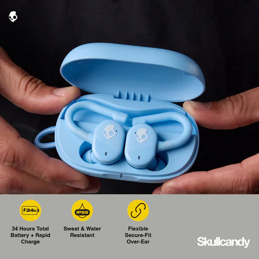 Skullcandy Push Play Active True Wireless Sport In-Ear Earbuds Preppy Summer