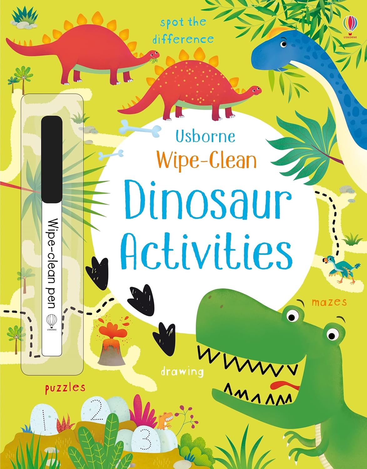 Wipe-clean Dinosaur Activities by NILL