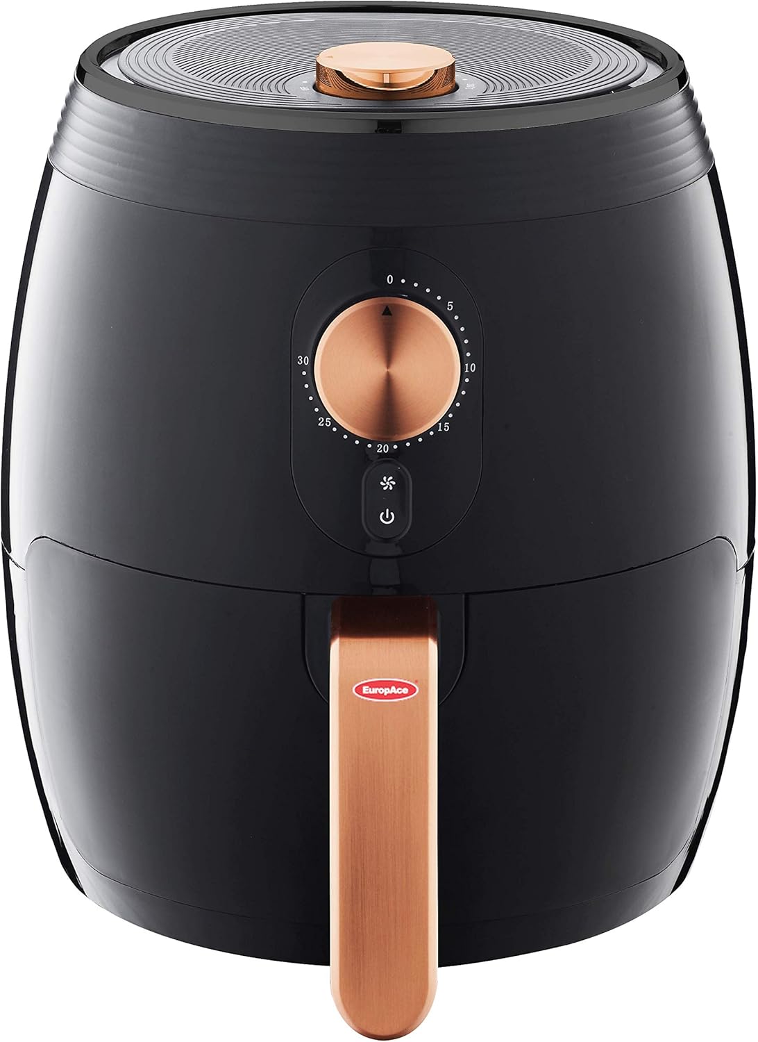 EuropAce EAF 5320V Large Capacity Air Fryer, 3.2L, Rose Gold
