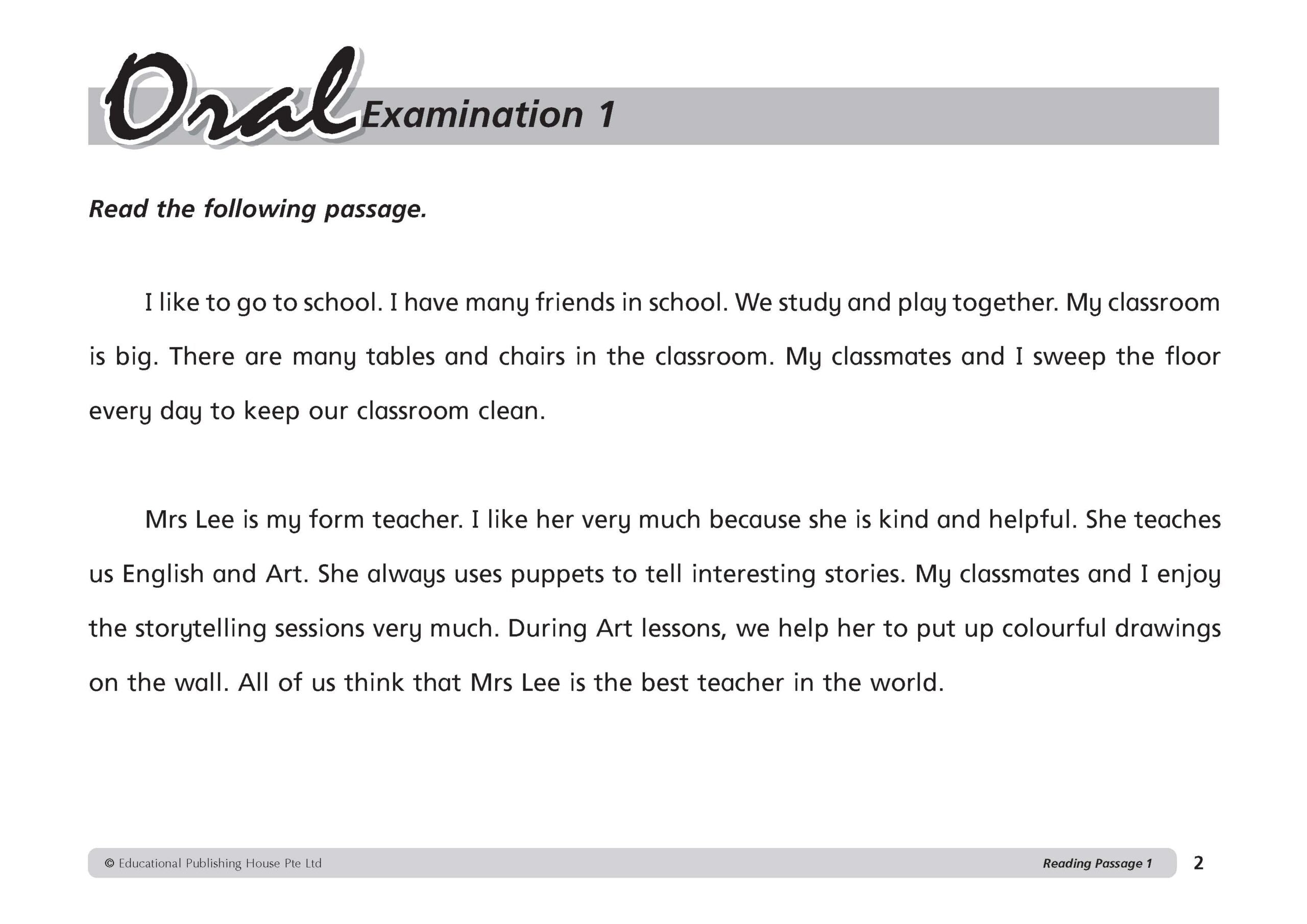 Primary 1 English Oral Booster & Listening Comprehension QR