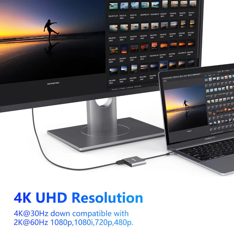 Mokin MOUC1901 3-In-1 Multiport USB-C Adapter to HDMI+USB3.0+PD