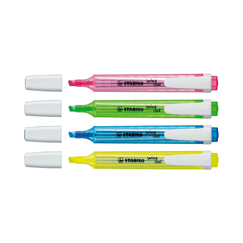 STABILO Swing Cool highlighter set of 4