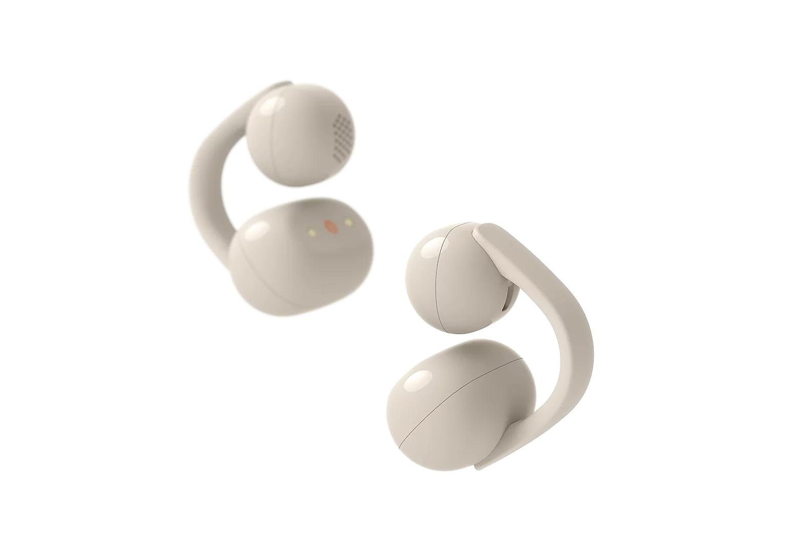 Sony LinkBuds Clip WF-LC900 TWS Earbuds (Cream)