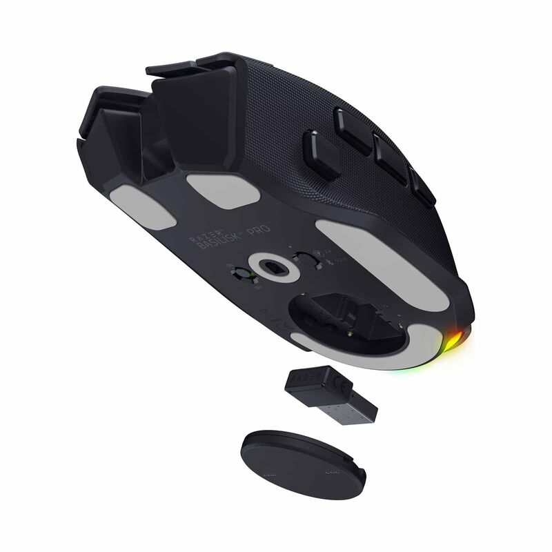 Razer Basilisk V4 Pro Fully Customizable Wireless Ergonomic Gaming Mouse - Black