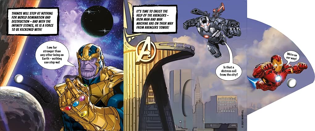 Marvel Avengers: Slide and Reveal (Activity Board Book)