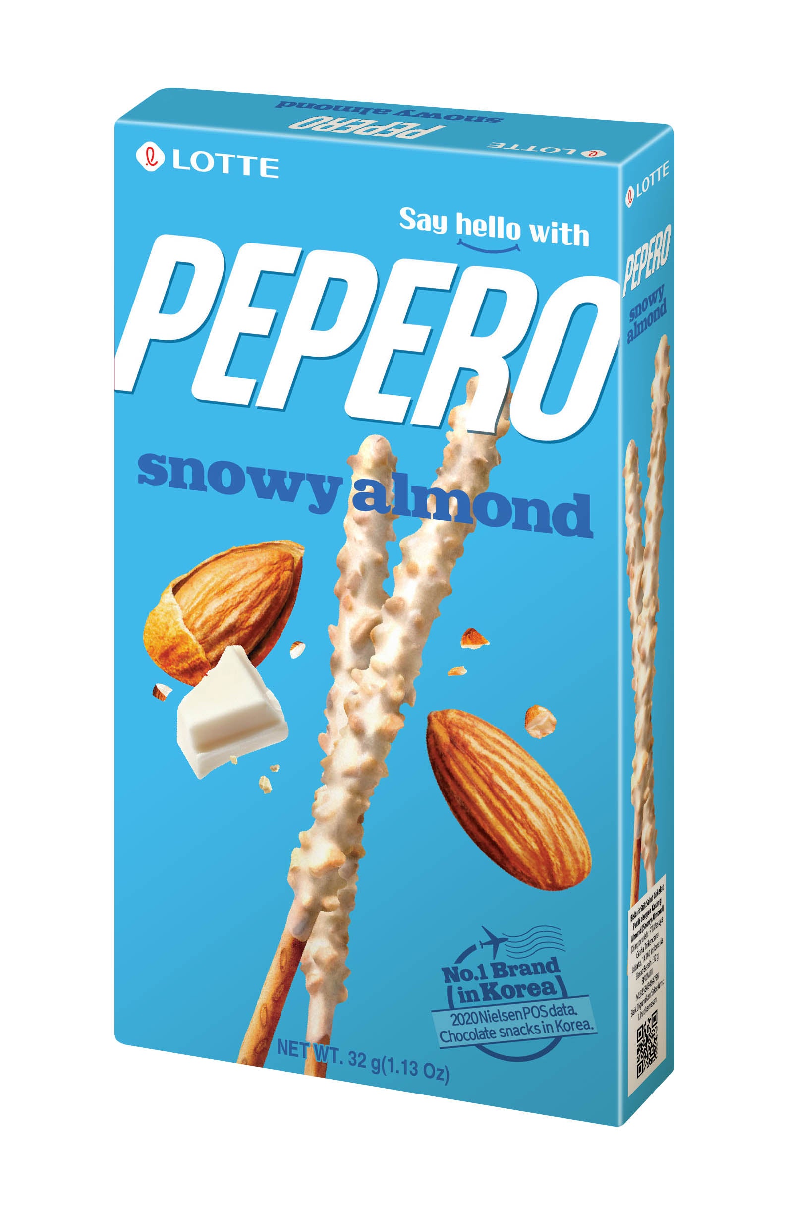 Lotte Pepero Snowy Almond