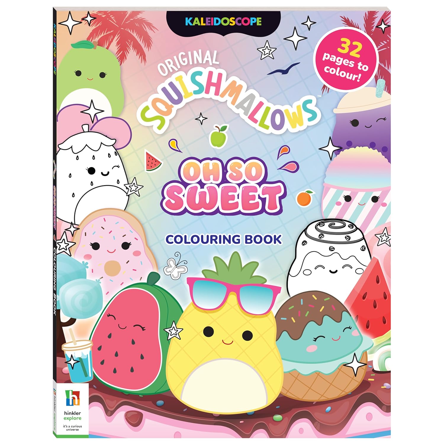 Kaleidoscope Squishmallows Colouring Book Oh So Sweet