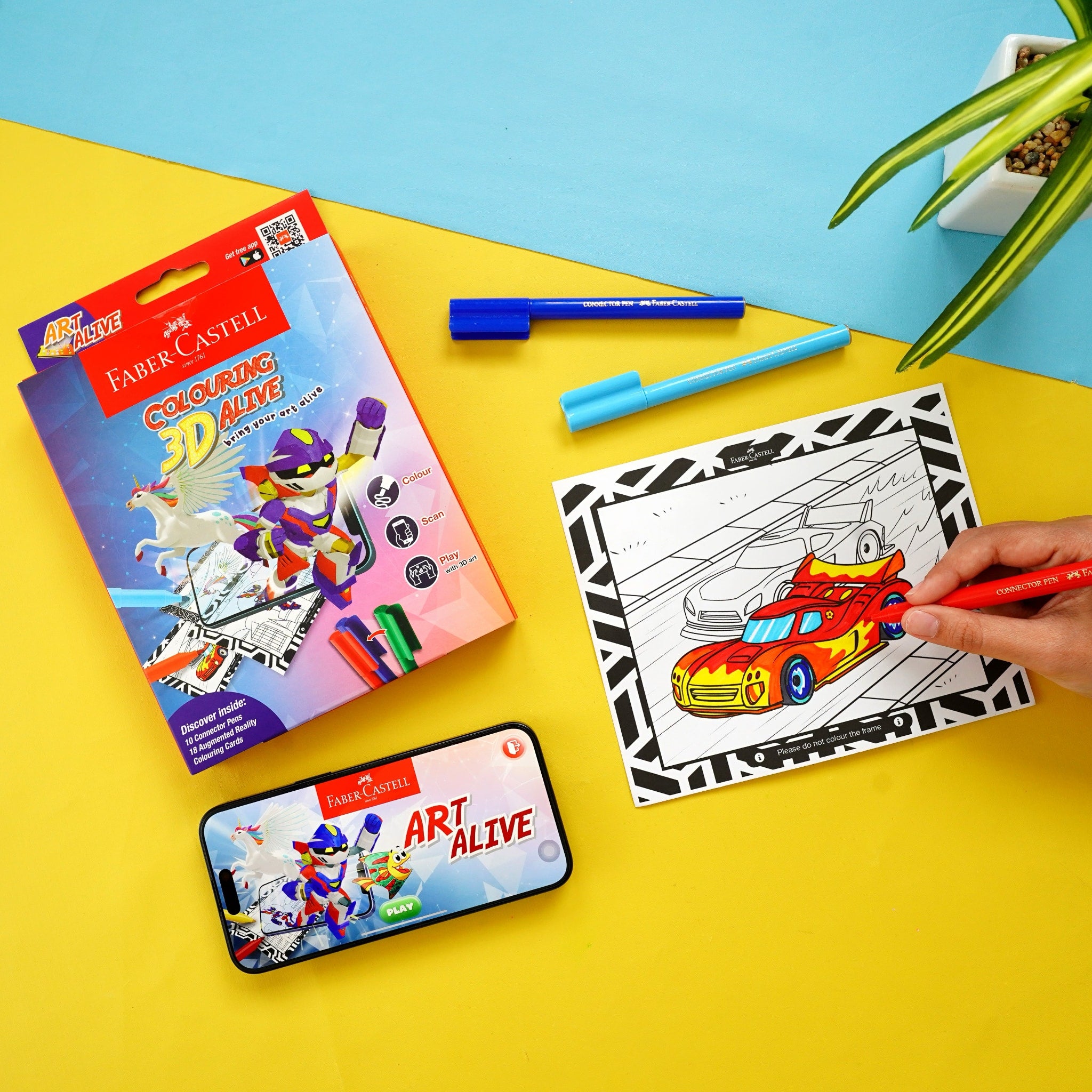 Faber-castell Art Alive - Colouring 3d Alive-155016