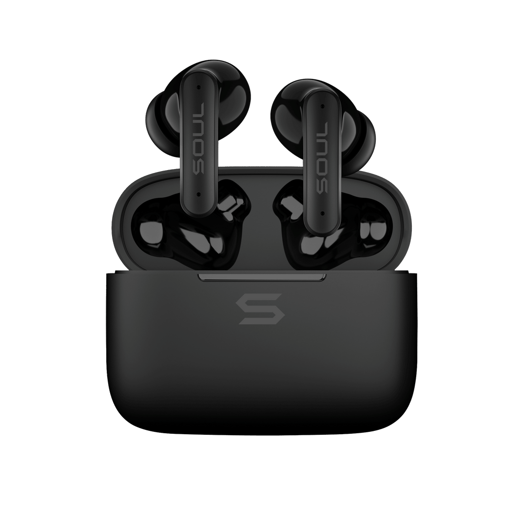 Soul S-live Premium Low Latency True Wireless Earbuds With Call Enhancement - Black