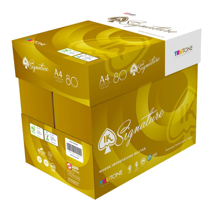IK Signature Copier Paper 80g A4 500's (1 Carton ) 