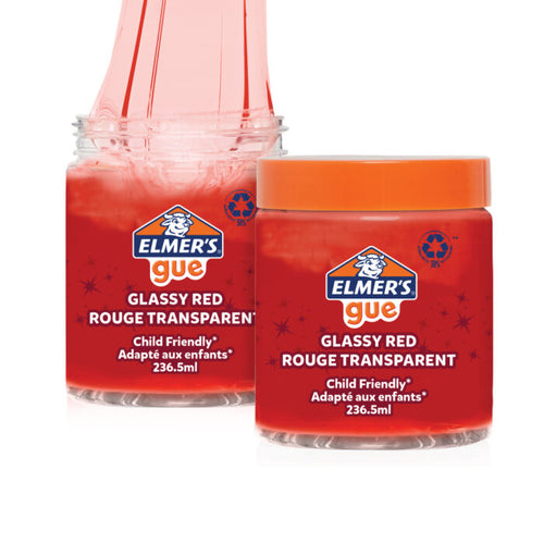 ELMER'S GUE 236ML GLASSY RED GUE PE