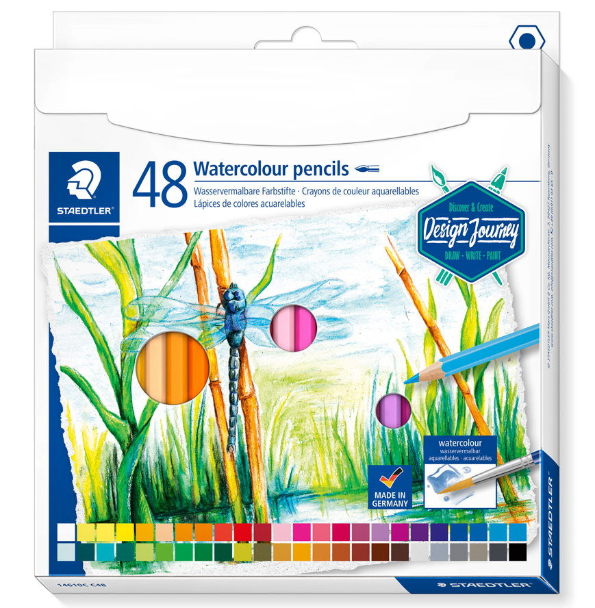 STAEDTLER WATERCOLOUR PENCIL 48COL 146 10C