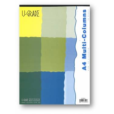 U-Grade Bk Keeping Multi Colum Pad A4 50