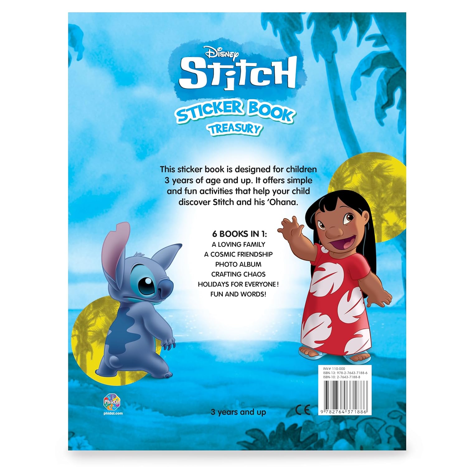 Disney Stitch Sticker Book Treasury