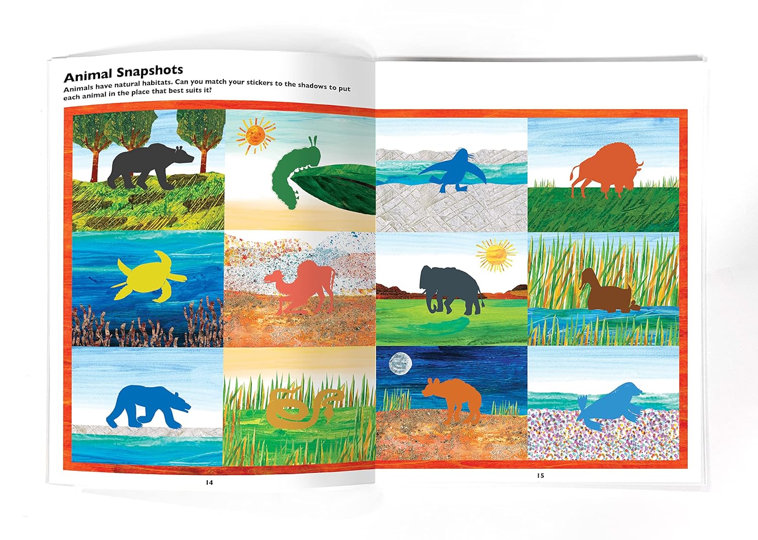 The World of Eric Carle Sticker Book Treasury – Paperback 