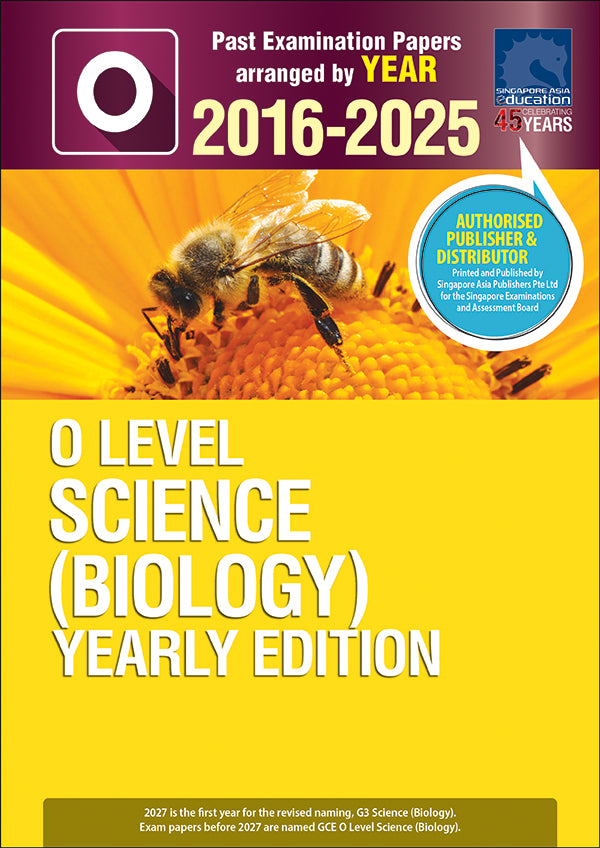  O-Level Science (Biology) YE (2016-2025)