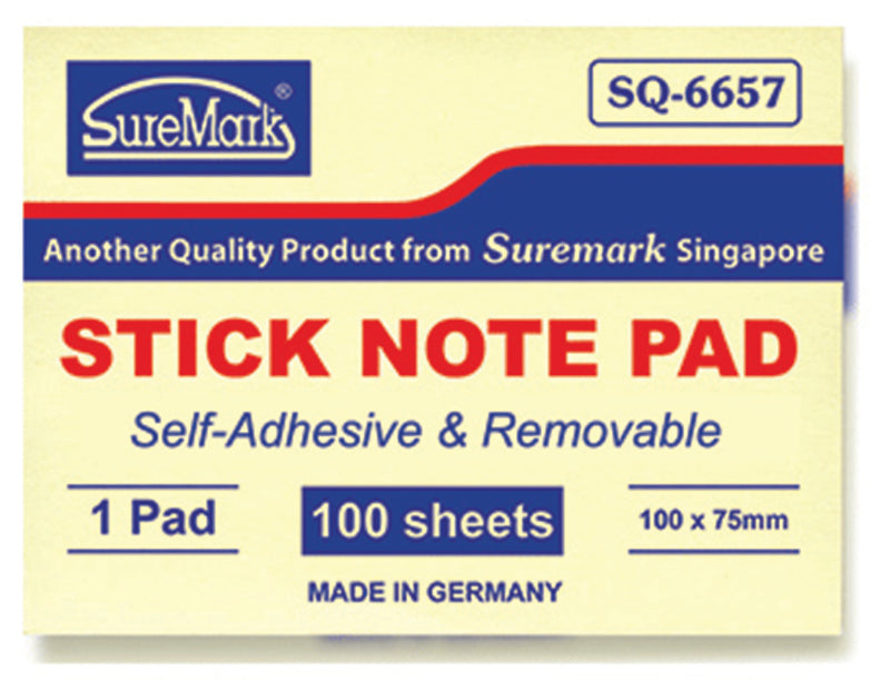 Stick Note Pad 100x75mm