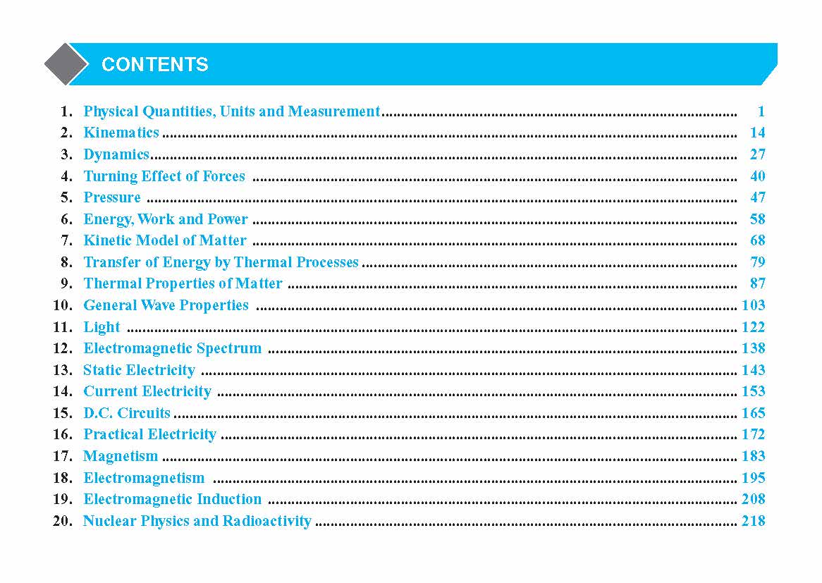 O Level (G3) Physics Quick Revision Handbook (3rd Edition)