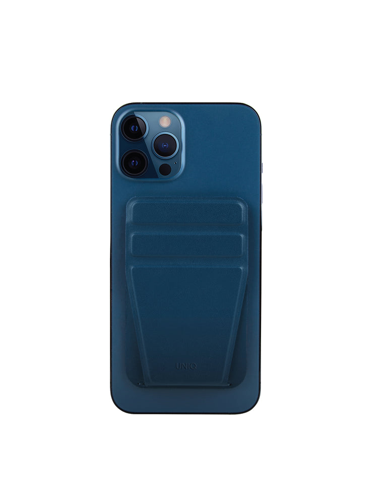 Uniq Phone Accessory (phone Stand, A Hand Grip And Card Holder) (blue)