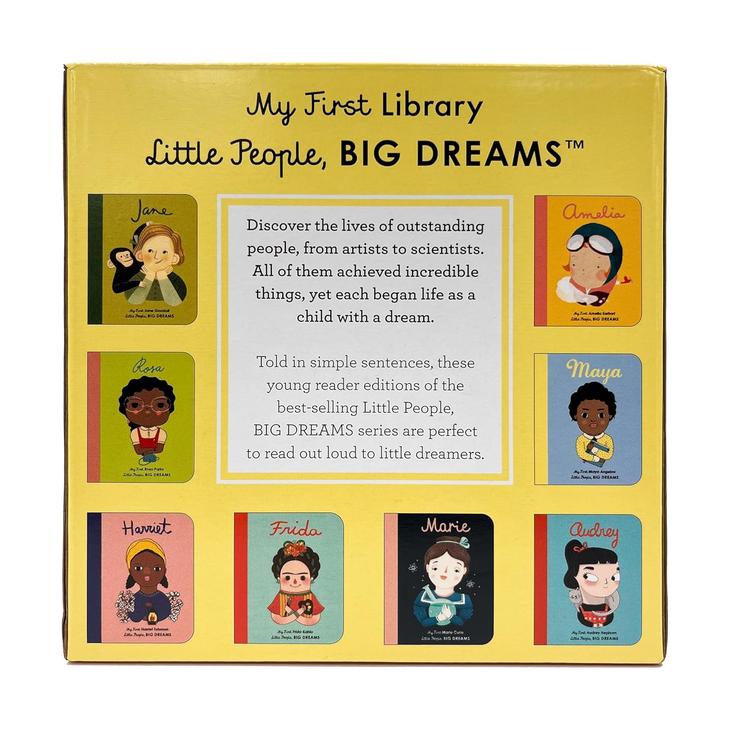 Little People Big Dreams (My First Library) (8 Board Book Boxed Set)