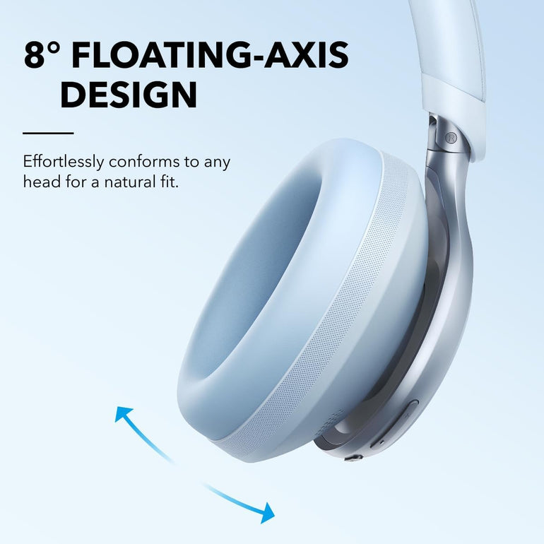 Soundcore Space One Active Noise Cancelling Headphones – Blue