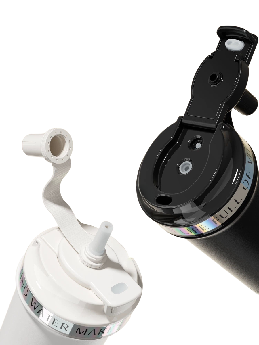 700Ml Thermal Cup With Straw