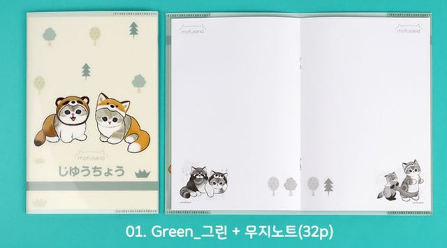 MOFUSAND A5 NOTEBOOK 32'S (PLAIN/GRID/LINED)