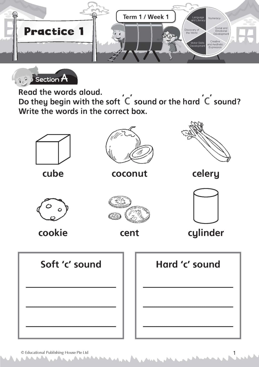 K2 English 'i Love School!' Weekly Practice