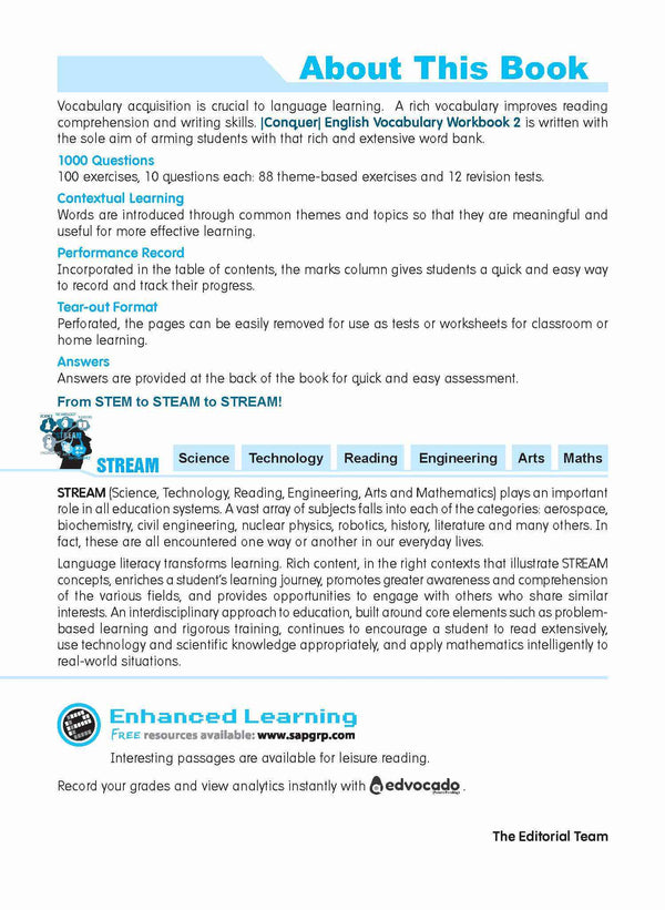 Primary 2 Conquer English Vocabulary Workbook 2- 7th Edition