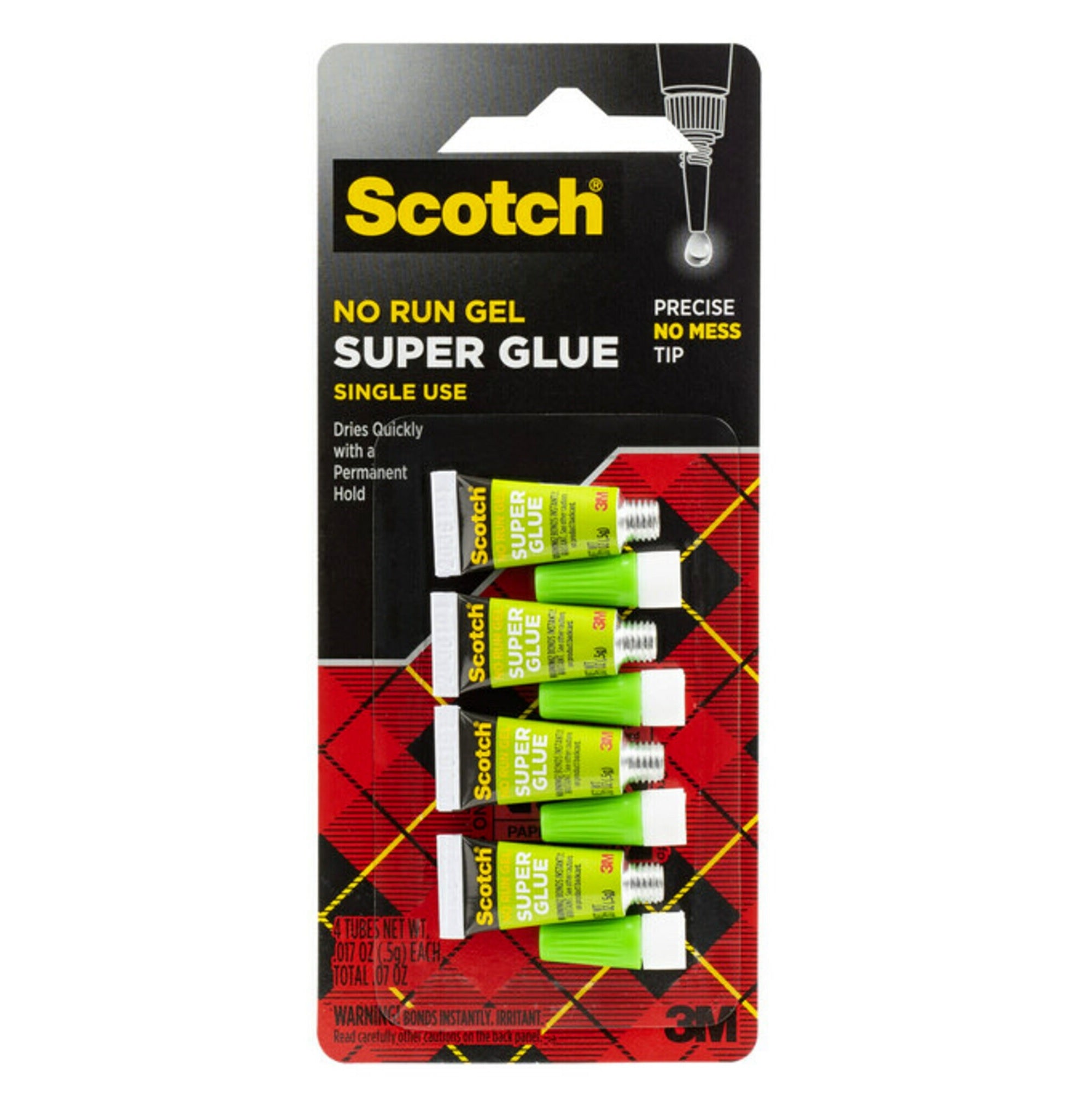 Scotch® AD119 Single Use Super Glue Gel