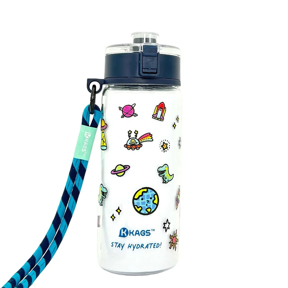 KAGS SPACE AQUARECHARGE SERIES TRITAN 600ML WATER BOTTLE