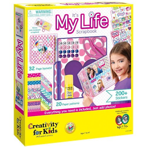 Faber-Castell Creativity For Kids, It's My Life Scrapbook-1011