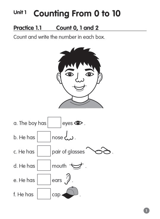Pre-primary Preparatory Course Mathematics K1 Book A