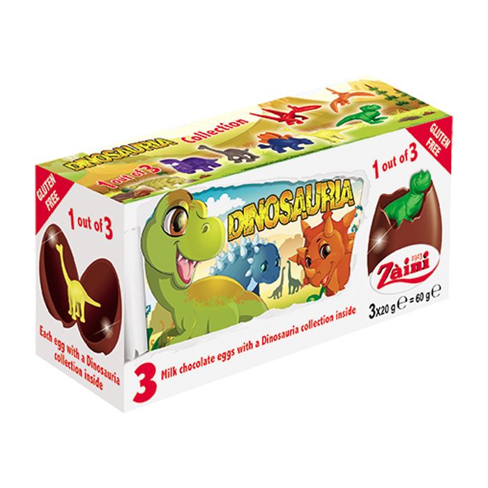 Za-dinosauria Chocolate Egg 60g