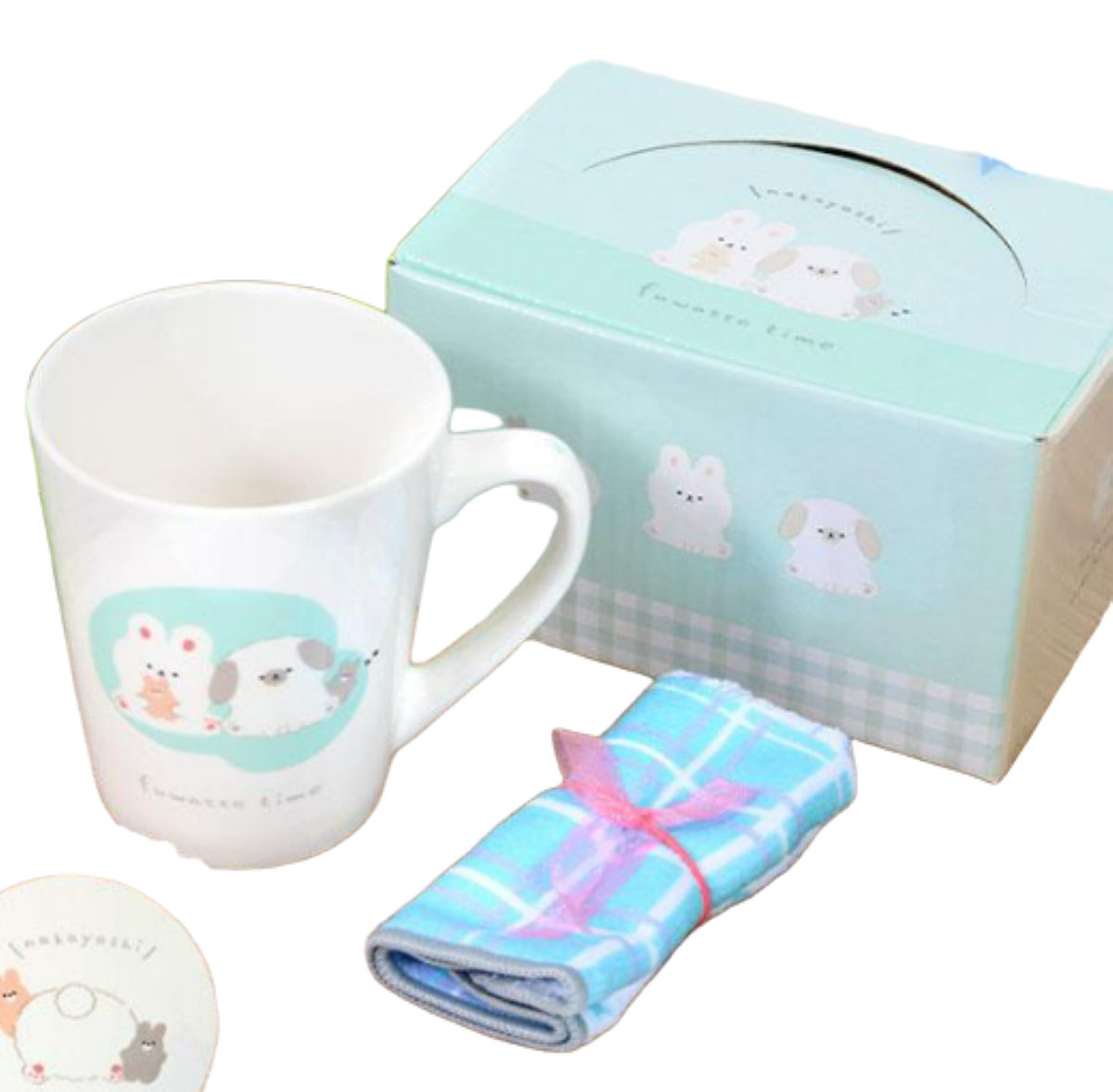 Mug & Hand Towel Gifts Set - Green