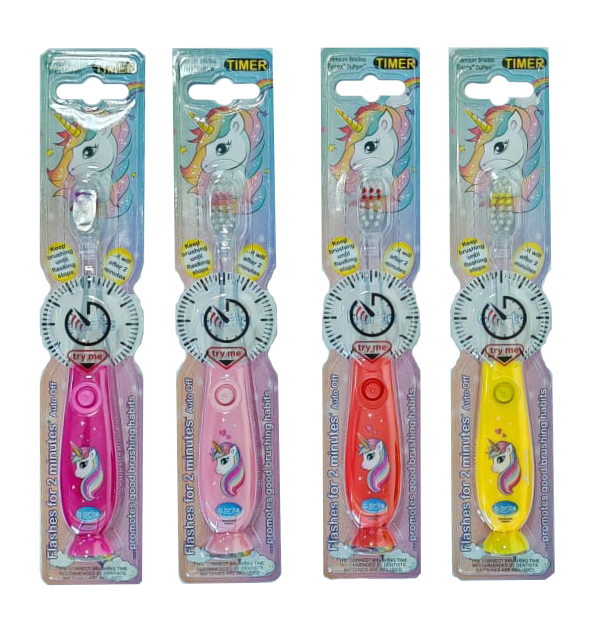 B-BRITE UNICORN FLASHING TOOTHBRUSH – Popular Book Company Pte Ltd