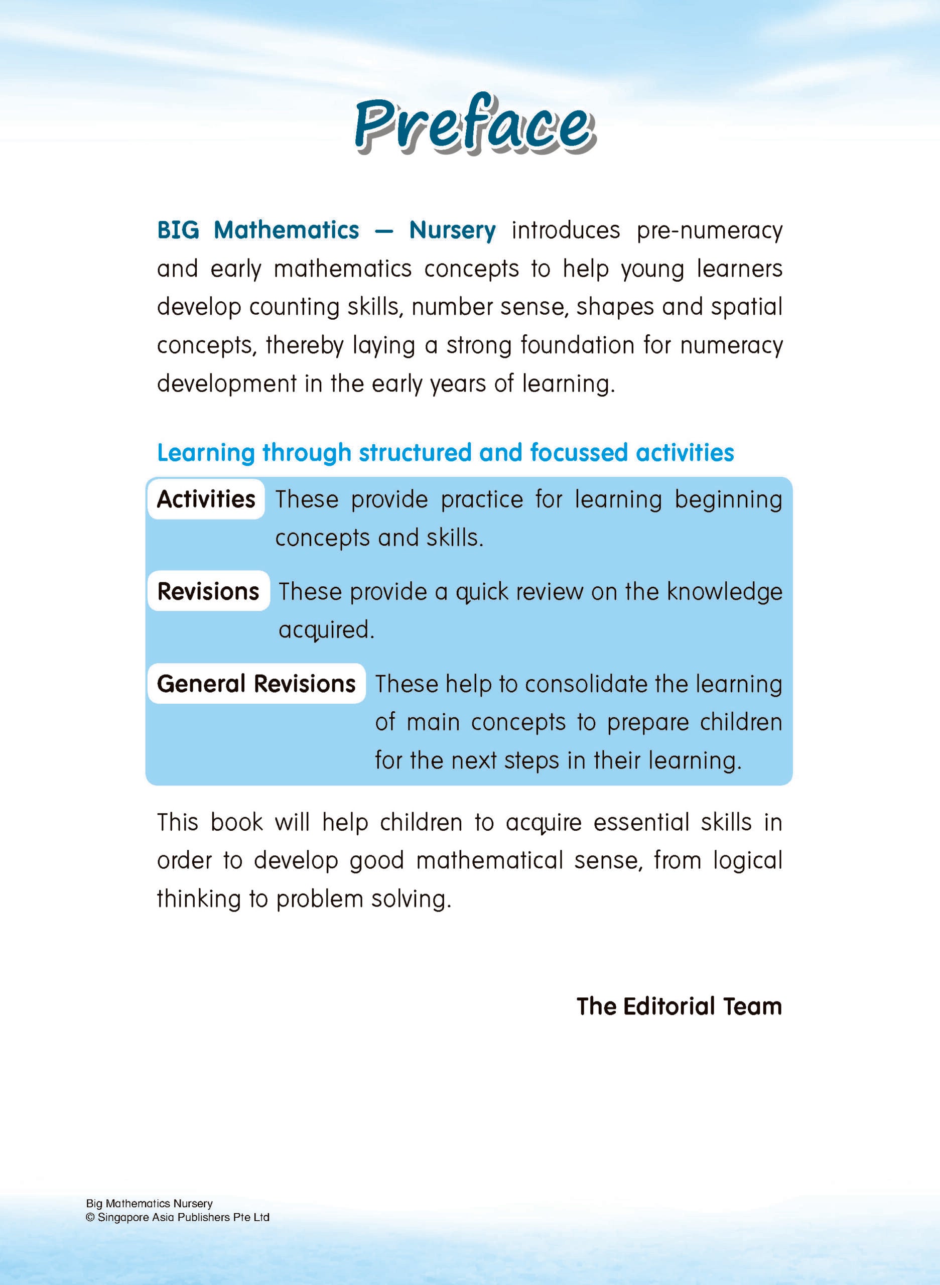 BIG Mathematics Nursery – Popular Book Company Pte Ltd
