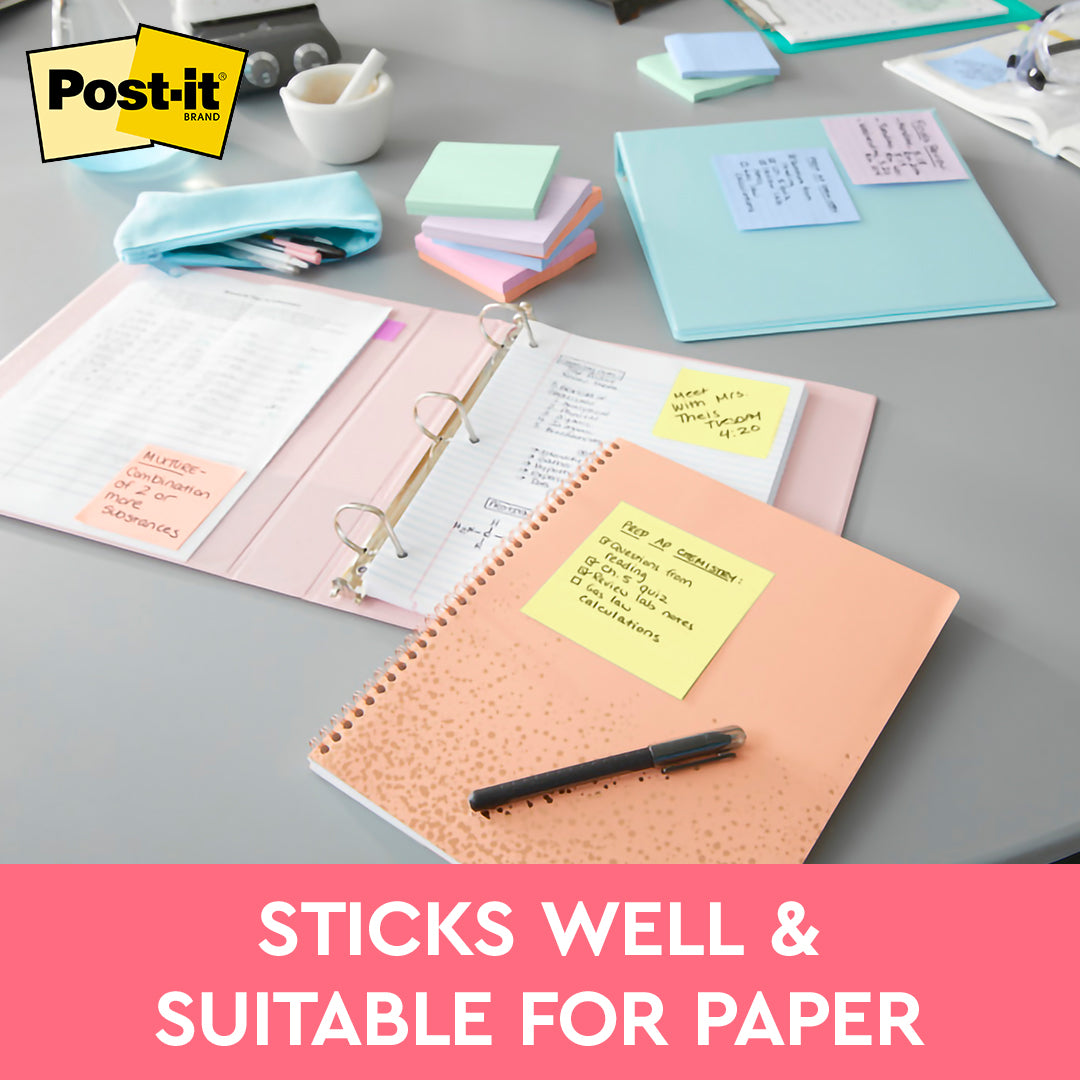 Post-it® 654-hb Canary Yellow Notes 3x3", 100sheets