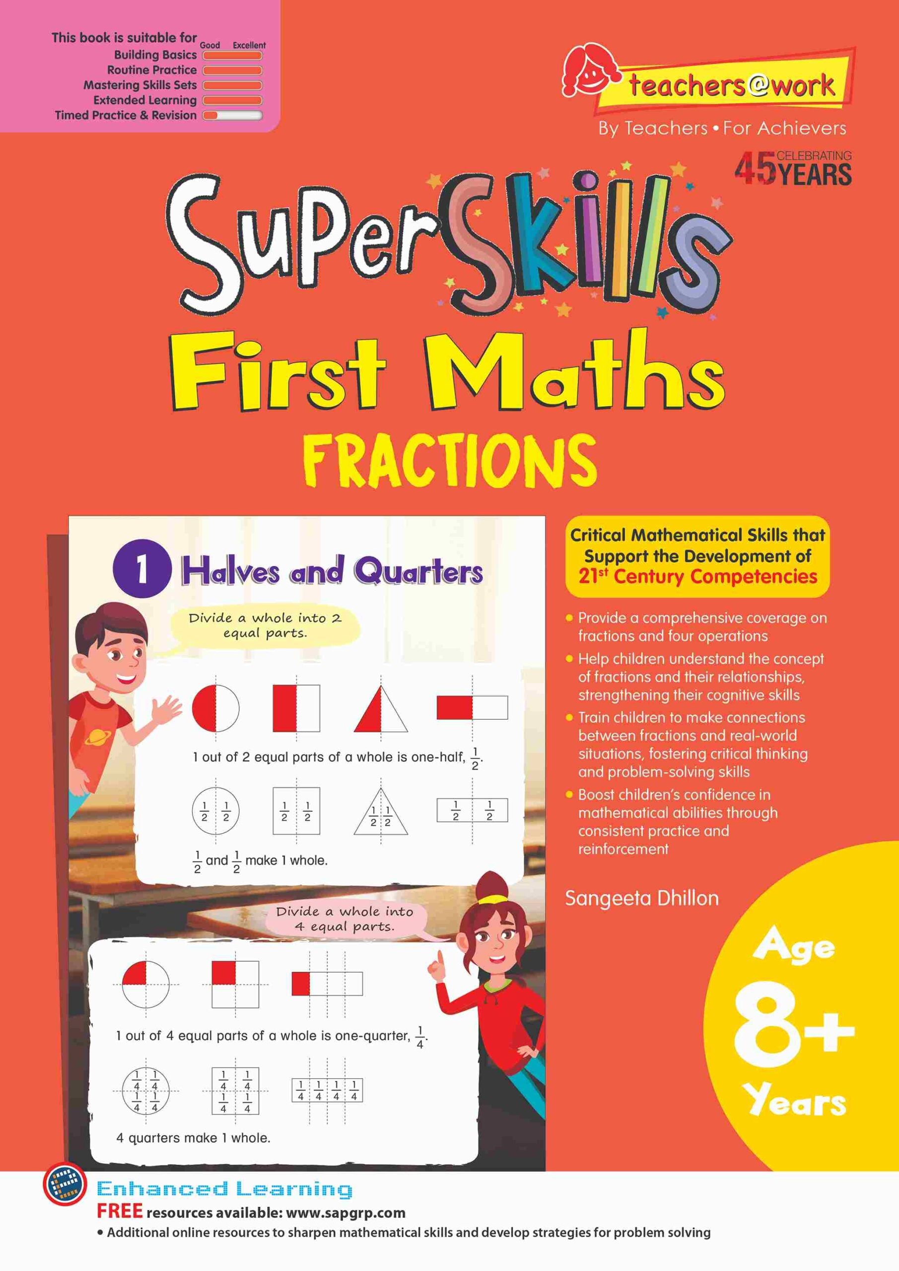 Super Skills First Maths Fractions (8+ Years)