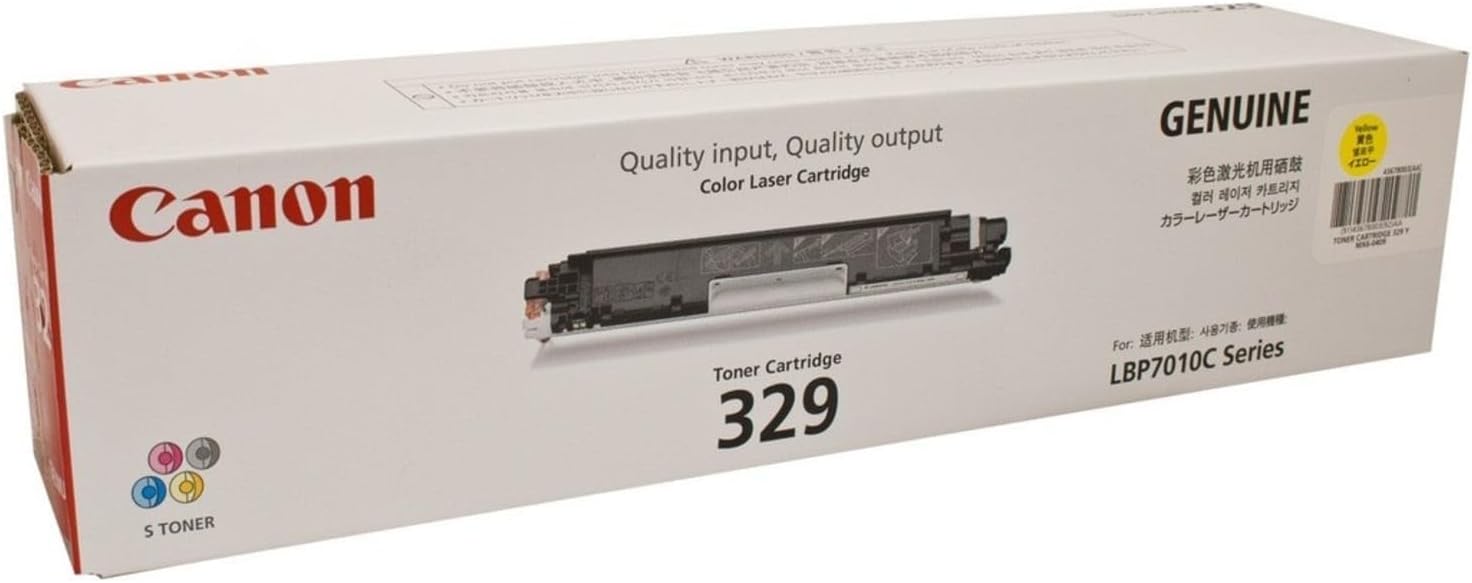 Canon 329 Original Yellow Toner Cartridge 