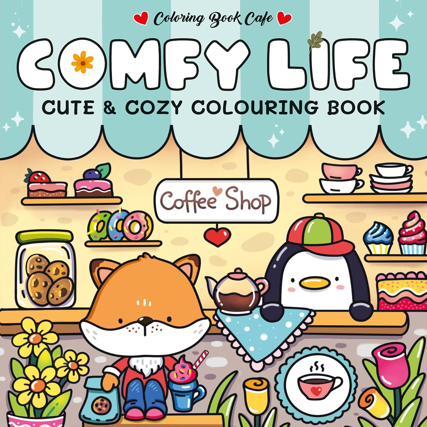 Comfy Life Cute and Comfy Colouring Book (Paperback)