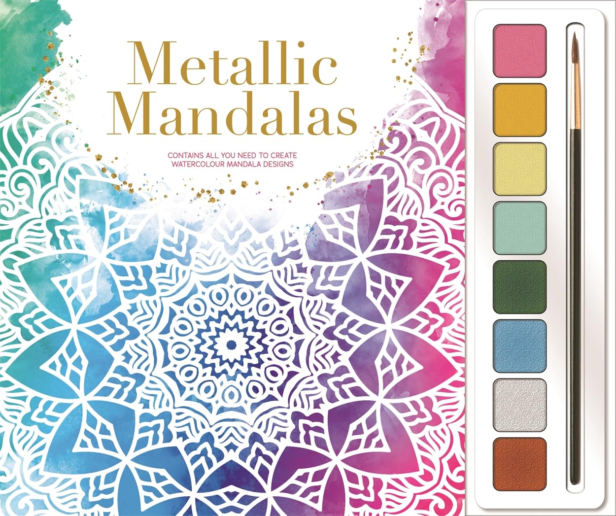 Metallic Mandalas (Mind Spa Watercolours)