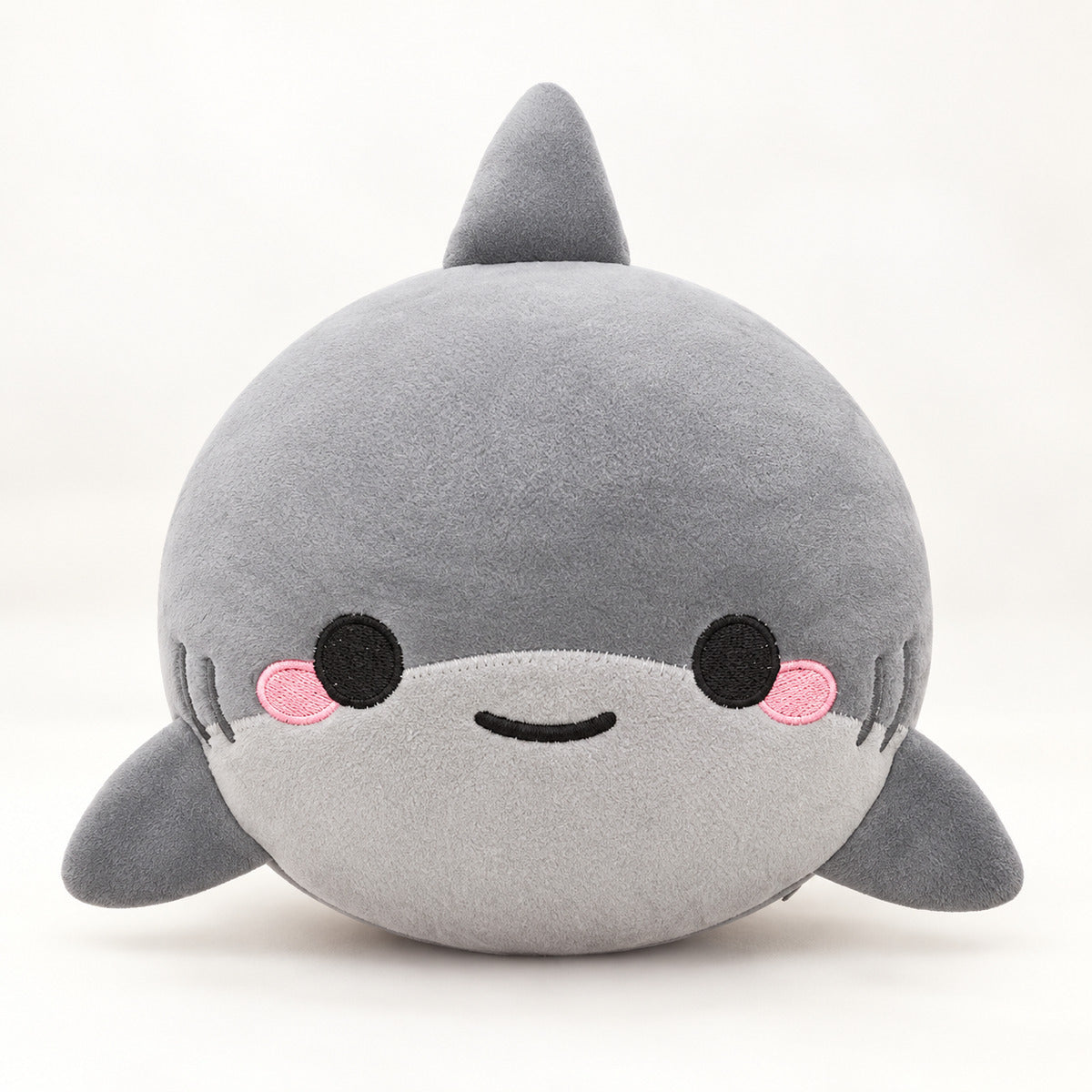  2 In 1 Plush Eye Mask And Head Rest Cushion - Grey Shark 