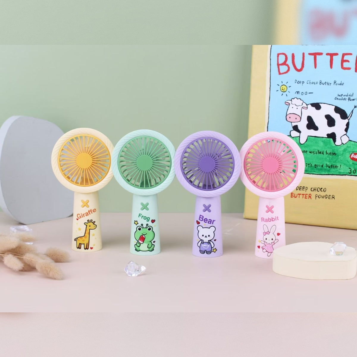 USB Handy Fan 3000mAh, 3-Speed
